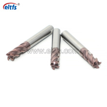 Solid Carbide 2mm 4 Flute Square Flat End Mill for Steel